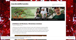 Desktop Screenshot of macdonaldfernandes.wordpress.com