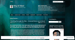 Desktop Screenshot of bloggerhanz.wordpress.com
