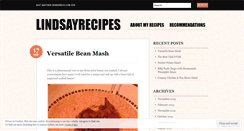 Desktop Screenshot of lindsayrecipes.wordpress.com