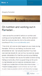 Mobile Screenshot of bloggingramadan.wordpress.com