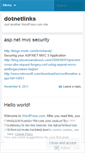 Mobile Screenshot of dotnetlinks.wordpress.com