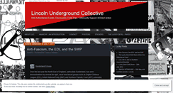 Desktop Screenshot of lincolnundergroundcollective.wordpress.com