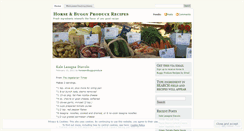 Desktop Screenshot of hbprecipes.wordpress.com