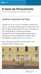 Mobile Screenshot of osomdopensamento.wordpress.com