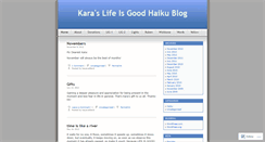 Desktop Screenshot of kayawelland.wordpress.com