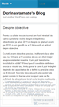 Mobile Screenshot of dorinastamate.wordpress.com