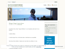 Tablet Screenshot of katlikewrites.wordpress.com