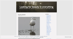 Desktop Screenshot of lookingforbeauty.wordpress.com