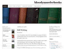 Tablet Screenshot of bloodymurderbooks.wordpress.com