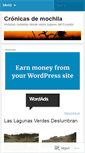 Mobile Screenshot of cronicasdemochila.wordpress.com