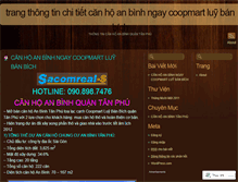 Tablet Screenshot of chungcuanbinhtanphu.wordpress.com
