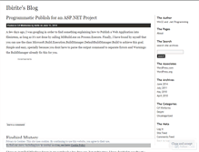 Tablet Screenshot of ibirite.wordpress.com