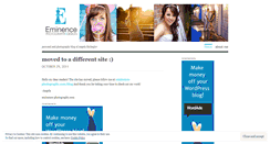 Desktop Screenshot of eminencephotographyanddesign.wordpress.com