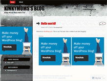 Tablet Screenshot of kinkymoms.wordpress.com