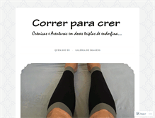 Tablet Screenshot of correrparacrer.wordpress.com
