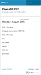 Mobile Screenshot of crossfitppf.wordpress.com