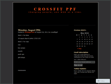 Tablet Screenshot of crossfitppf.wordpress.com