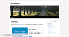 Desktop Screenshot of jack380.wordpress.com