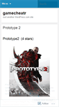 Mobile Screenshot of gamecheatr.wordpress.com