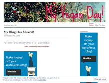 Tablet Screenshot of myveganday.wordpress.com