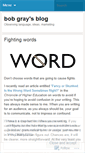 Mobile Screenshot of bobgraysblog.wordpress.com