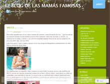 Tablet Screenshot of mamasfamosas.wordpress.com