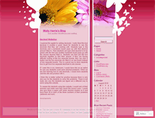 Tablet Screenshot of mollyeharris.wordpress.com