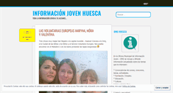 Desktop Screenshot of infojovenhuesca.wordpress.com