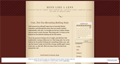 Desktop Screenshot of mindlikealens.wordpress.com