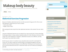 Tablet Screenshot of makeupbody.wordpress.com
