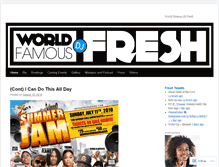 Tablet Screenshot of davefresh.wordpress.com