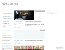Tablet Screenshot of kicksnculture.wordpress.com