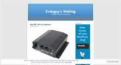 Desktop Screenshot of evdoguy.wordpress.com