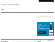 Tablet Screenshot of contextresearch.wordpress.com