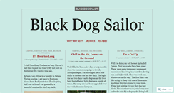 Desktop Screenshot of blackdogsailor.wordpress.com