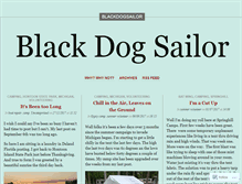 Tablet Screenshot of blackdogsailor.wordpress.com