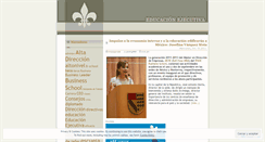 Desktop Screenshot of educacionejecutiva.wordpress.com