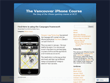 Tablet Screenshot of iphonebcit.wordpress.com