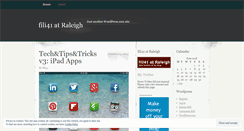 Desktop Screenshot of fili41.wordpress.com