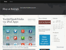 Tablet Screenshot of fili41.wordpress.com