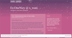 Desktop Screenshot of esoneniey.wordpress.com