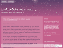 Tablet Screenshot of esoneniey.wordpress.com