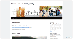 Desktop Screenshot of cassiejohnson.wordpress.com