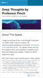 Mobile Screenshot of professorpinch.wordpress.com