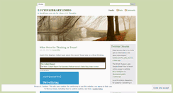 Desktop Screenshot of lucyinlibrarylimbo.wordpress.com