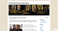 Desktop Screenshot of conversationmuse.wordpress.com