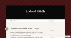 Desktop Screenshot of androidpitfalls.wordpress.com