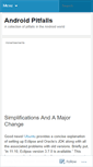 Mobile Screenshot of androidpitfalls.wordpress.com