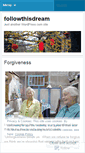 Mobile Screenshot of followthisdream.wordpress.com