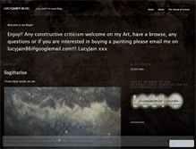 Tablet Screenshot of lucyjain.wordpress.com